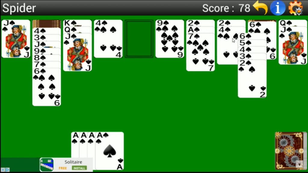 spider solitaire gasp for windows 7